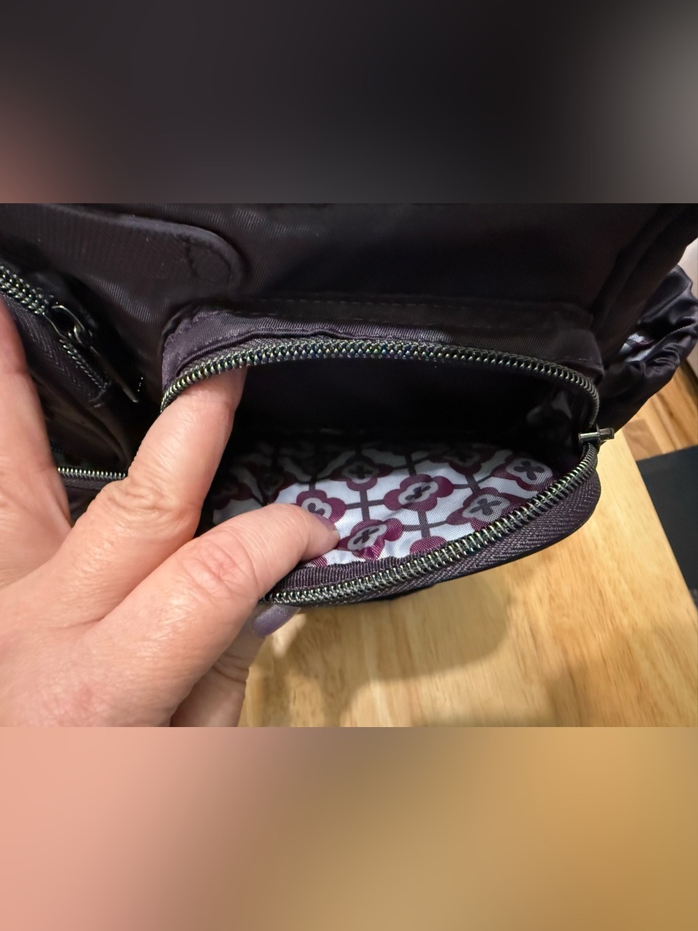 Lug Mini Puddle Jumper Backpack in Plum NWT - Picture 4 of 8
